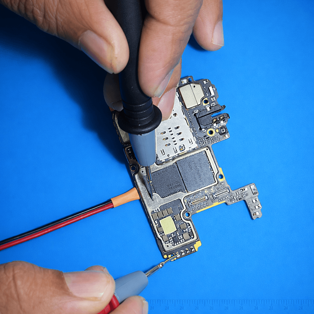 Voltage checking on motherboard